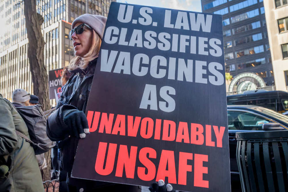 Anti-vax rally / Photo Credit: Erik McGregor / Sipa USA / PA Images