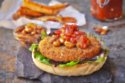 Vegan Hot & Spicy Burger With BBQ Beans