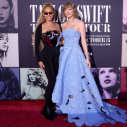 Beyonce and Taylor Swift at the Eras premiere