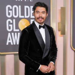Henry Golding at the Golden Globes