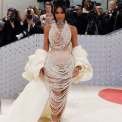 Kim Kardashian was seen chatting to her ex-boyfriend at the Met Gala
