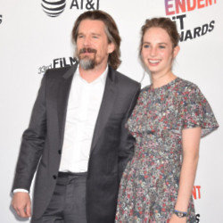 Ethan Hawke made it to Toronto to premiere his new film Wildcat which stars his daughter Maya