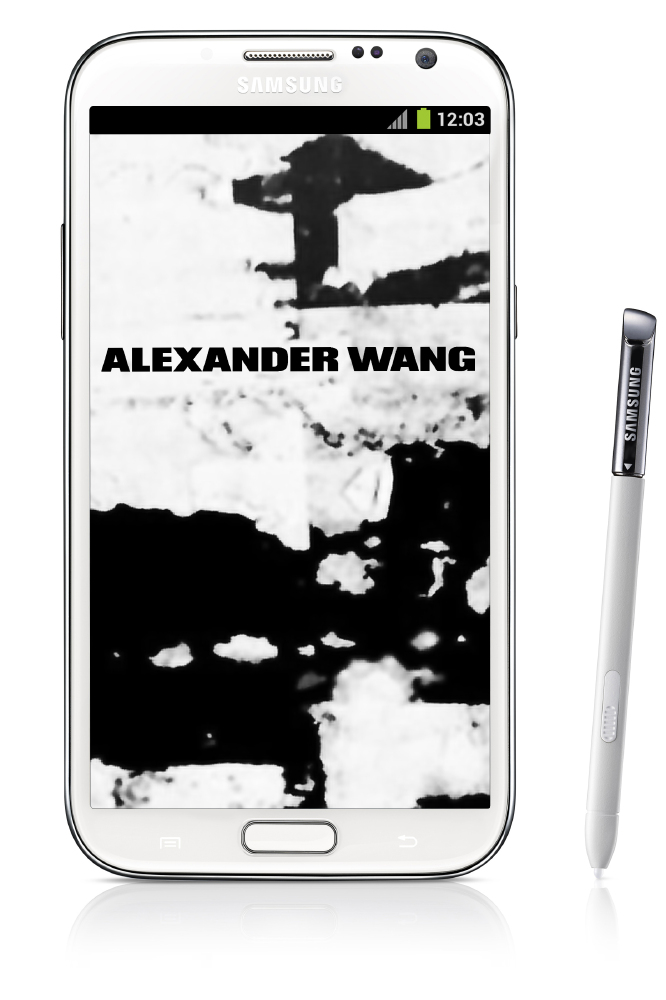 The exclusive print for Samsung created by Alexander Wang