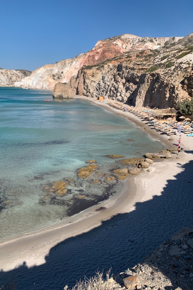 The beaches of Milos