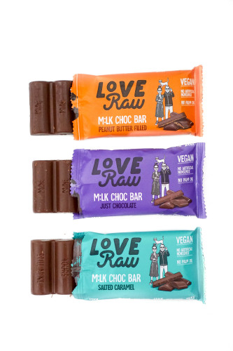 Low Raw M:lk Chocolate Bars