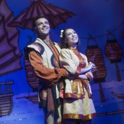 Ben Adams and Claire-Marie Hall as Aladdin and Princess Jasmine / Credit: Phil Tragen