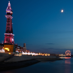 Blackpool by night