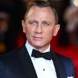 Daniel Craig on the red carpet last night