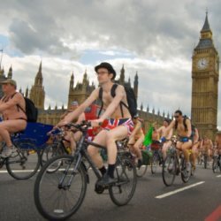 London bike riders take to the streets to air their views