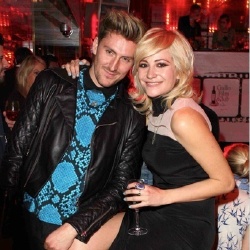 Henry Holland pictured with Pixie Lott
