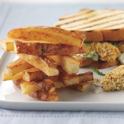 National Chip Week: Jenga Chips with Posh Fish Finger Sandwich