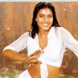 Kajol in movie still a song from the classic 'Dilwale Dulhania Le Jayenge.'