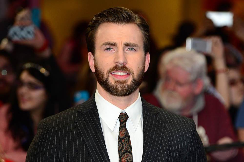 Chris Evans at the London premiere of Captain America: The Winter Soldier