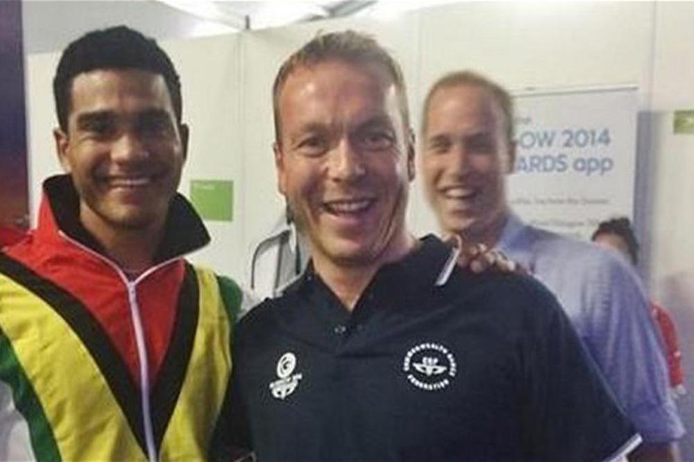 Chris Hoy and Prince William (c) Twitter