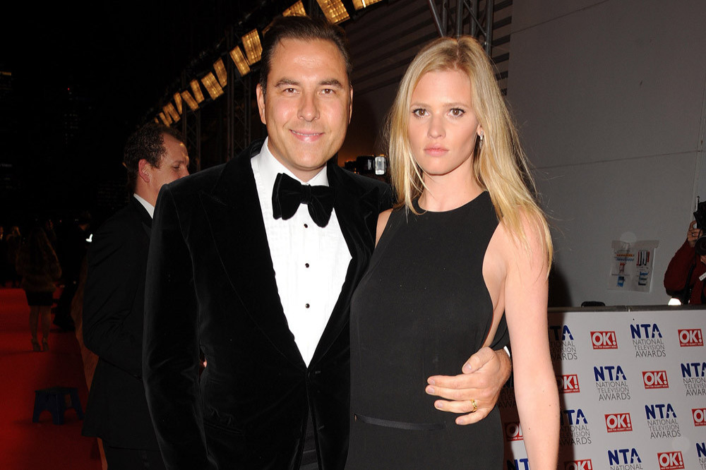 David Walliams with his ex-wife Lara Stone, the mother of his son Alfred