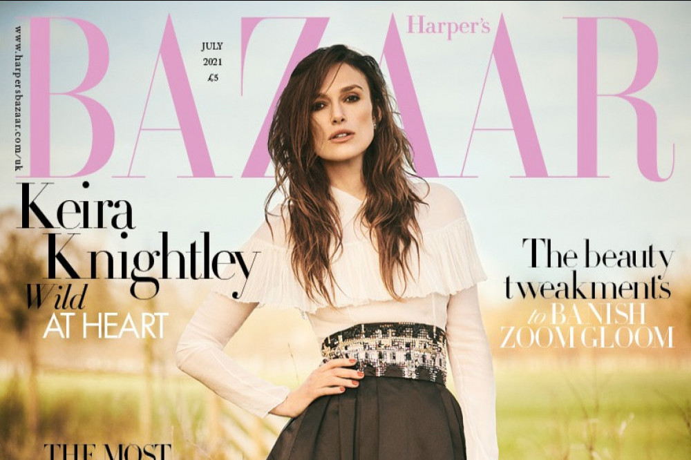 Keira Knightley covers Harper's Bazaar