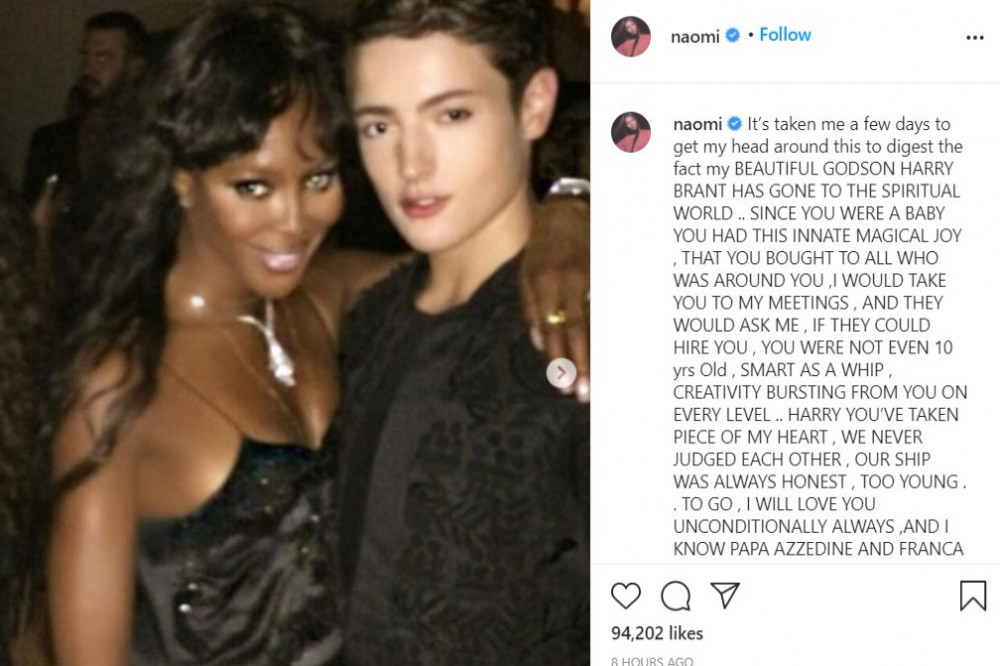 Naomi Campbell's Instagram (c) post