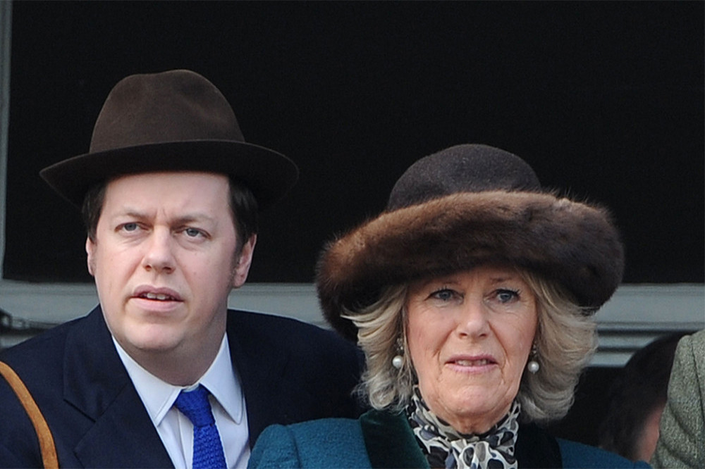 Tom Parker-Bowles  with his mother Duchess Camilla
