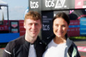 Jamie Borthwick and Emma Barton ran the London Marathon together as their EastEnders characters