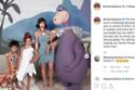 Kim Kardashian West, Kanye West and their children (c) Instagram