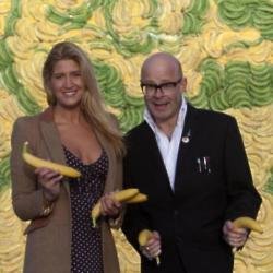 Cheska Hull and Harry Hill launch Make Bananas Fair campaign