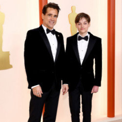 Colin Farrell and his son Henry wore matching suits to the Oscars