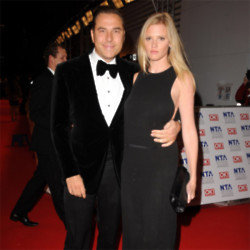 David Walliams with his ex-wife Lara Stone, the mother of his son Alfred
