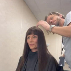 Davina McCall wore a wig on The Masked Singer (C) Michael Douglas/Instagram