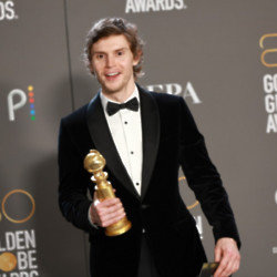 Evan Peters won a Golden Globe award