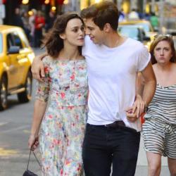 Keira Knightley with James Righton 