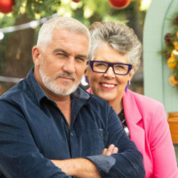 Paul Hollywood and Dame Prue Leith met David Schwimmer in the tent