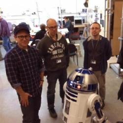 J.J. Abrams with R2-D2