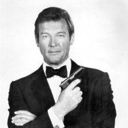 Sir Roger Moore as James Bond