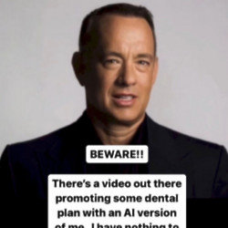 Tom Hanks has issued a warning (c) Instagram