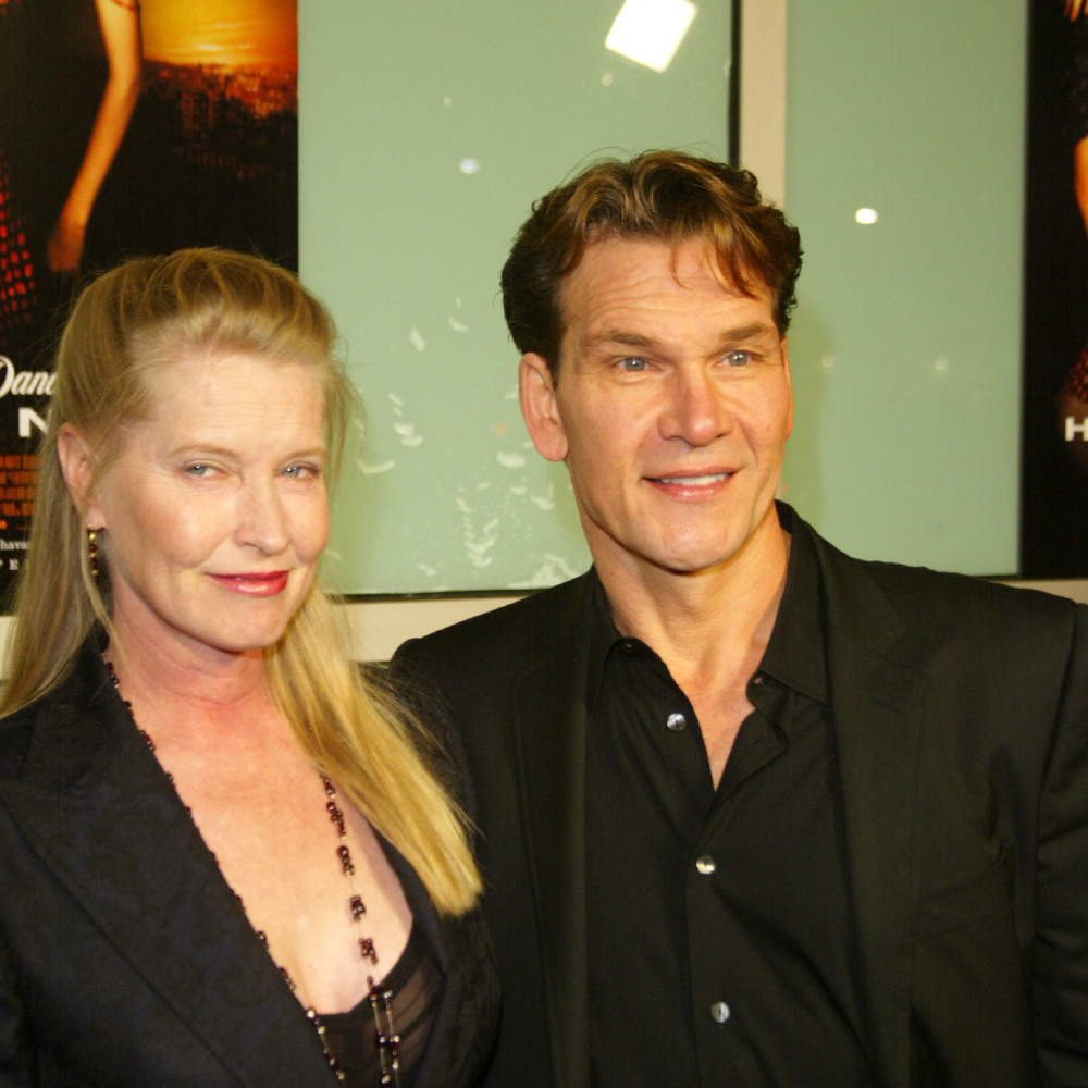 Patrick Swayze and wife Lisa (Credit: Famous)