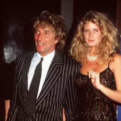 Rod Stewart and Rachel Hunter (Credit: Famous)
