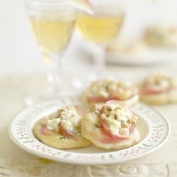 Pink Lady Apples Feta and Pine Nut Pizzas