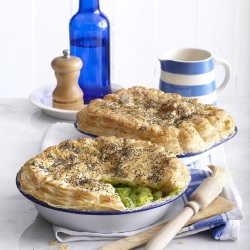 British Pie Week: Creamy Fish and Spinach Pie