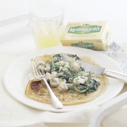 Healthy Recipes: Spinach and Mushroom Pancakes